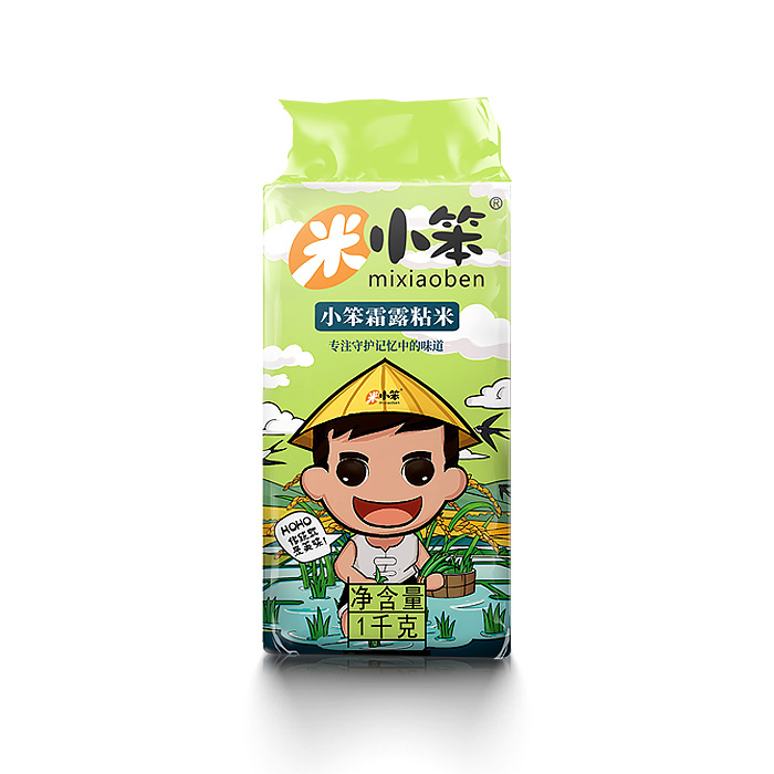 米小笨-霜露粘米-1KG